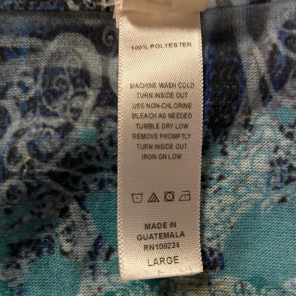 𝅺endless Designs Size Large Blue Top - Picture 11 of 11